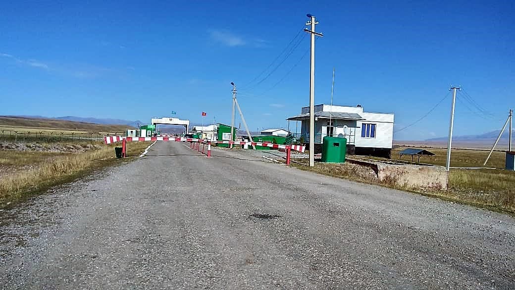 Border between Kazakhstan and Kyrgyzstan